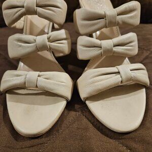 Vince Camuto - Strappy Sandal Heel, Beige/Tan Size 7.5